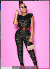 Fashionable Sleeveless Jumpsuits without Belt